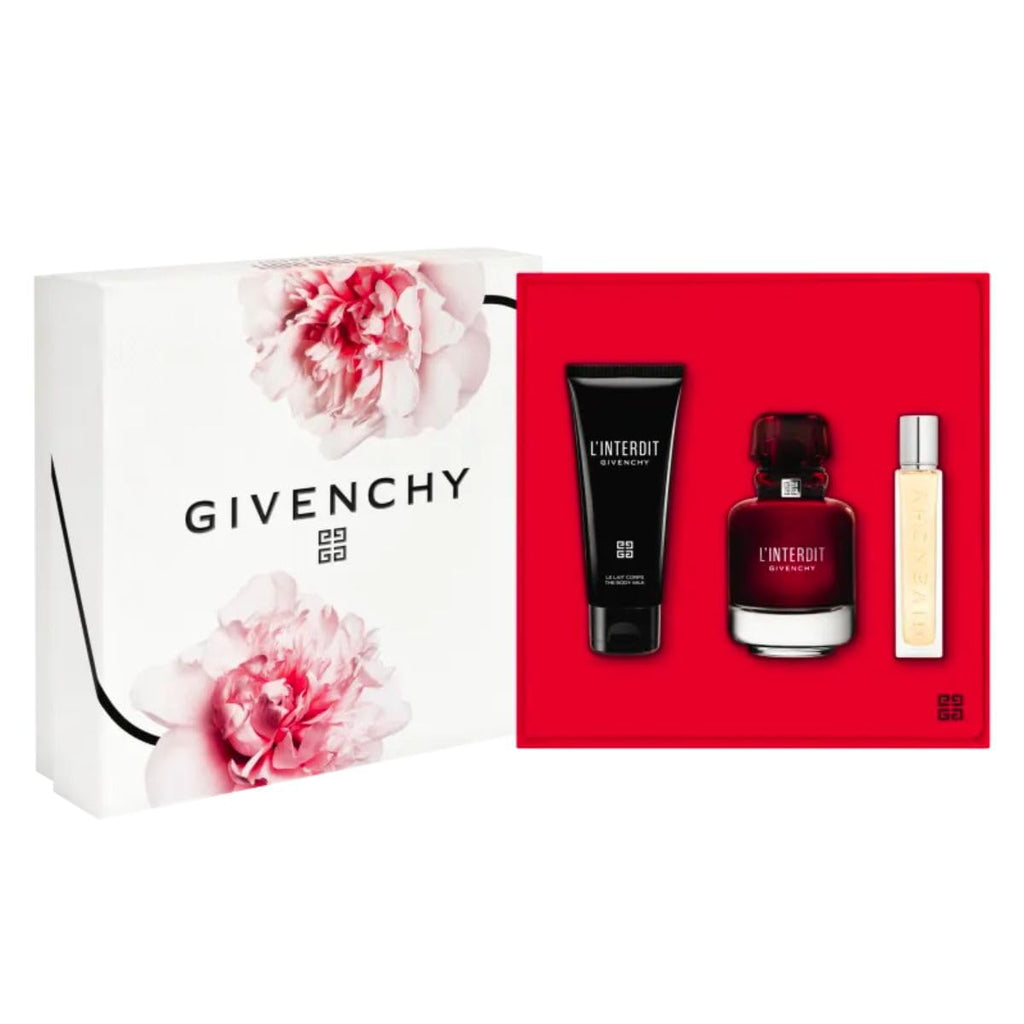 L'INTERDIT EAU PARFUME ROUGE GIVENCHY SET 2.7oz