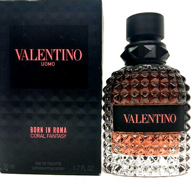 VALENTIN0 UOMO BORN IN ROMA CORAL FANRASY 1.7OZ