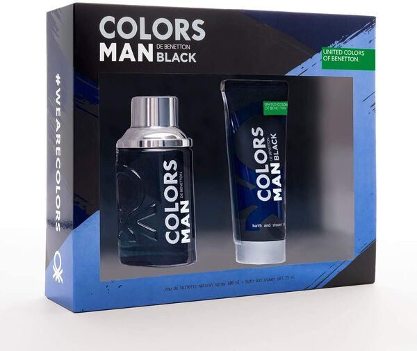 BENETTON COLORS MAN BLACK SET 3.4
